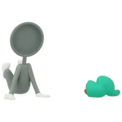 Figurine UDF Tom & Jerry series 3 : Tom Head in the shape of the pan and Jerry in the Vinyl Hose