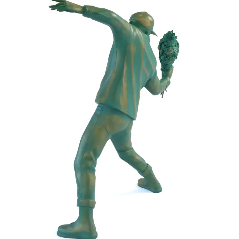 Flower Bomber Bronze Statue - Banksy X Medicom Toy