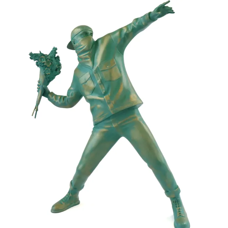 Flower Bomber Bronze Statue - Banksy X Medicom Toy