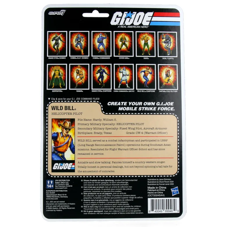 G.I. Joe ReAction+ Wave 3 - Wild Bill (Cartoon)