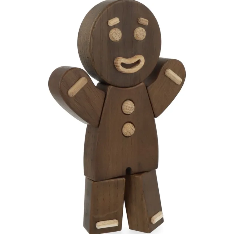 Gingerbread Man Smoked Stained Oak - Small