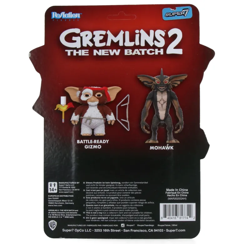Gizmo (Battle Ready Character Card) - Gremlins ReAction Figures