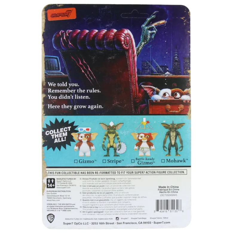 Gizmo (Battle Ready) - Gremlins ReAction Figures Wave 2
