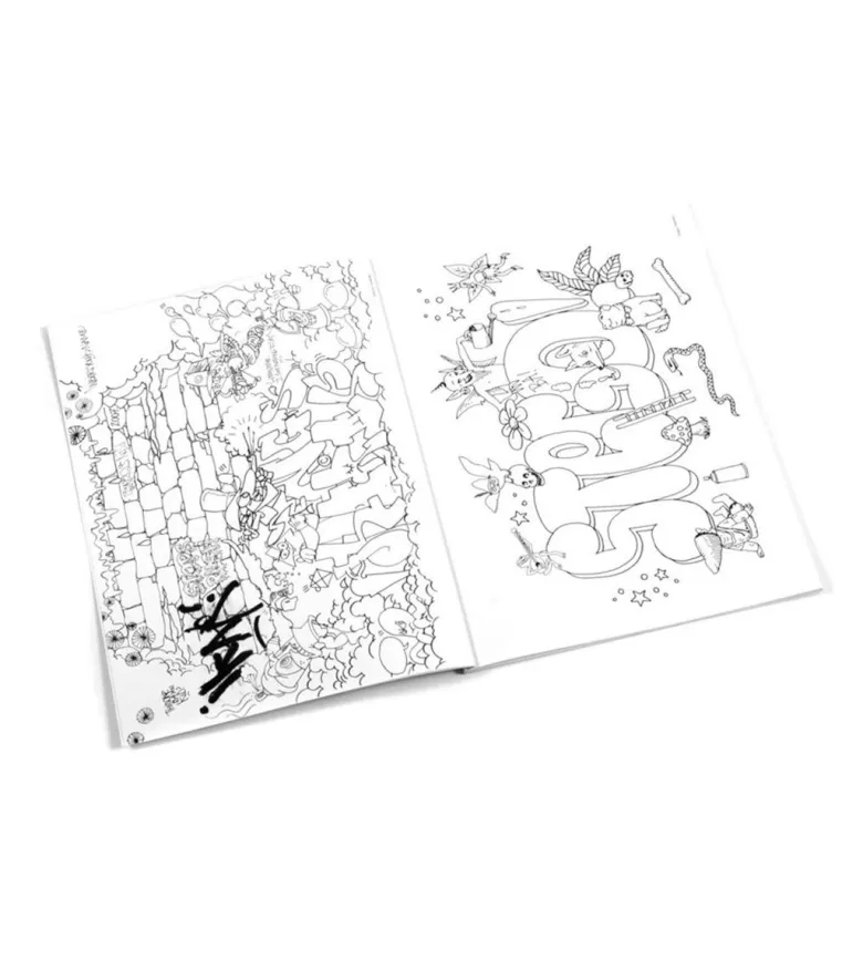 Graffiti Coloring Book