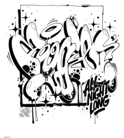 Graffiti Style Coloring Book
