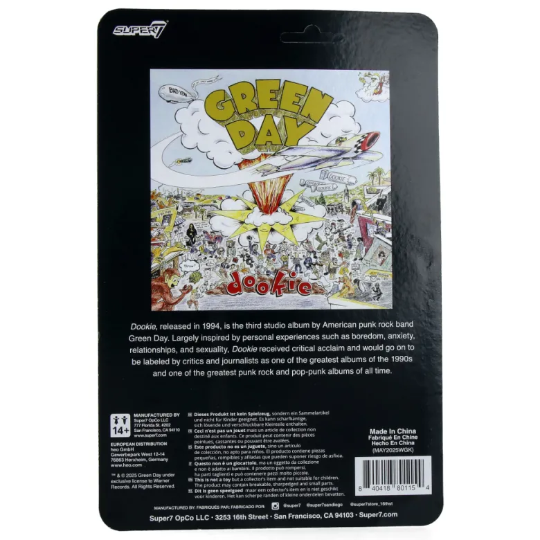 Green Day Dookie Dog - ReAction Figures