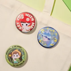 Hacipupu Adventures in the Woods series Tinplate Badge Blind Box