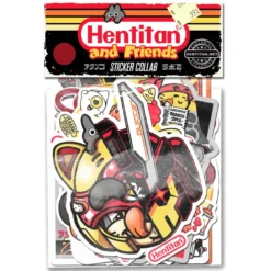 Hentitan and Friends - Brown Sticker Pack