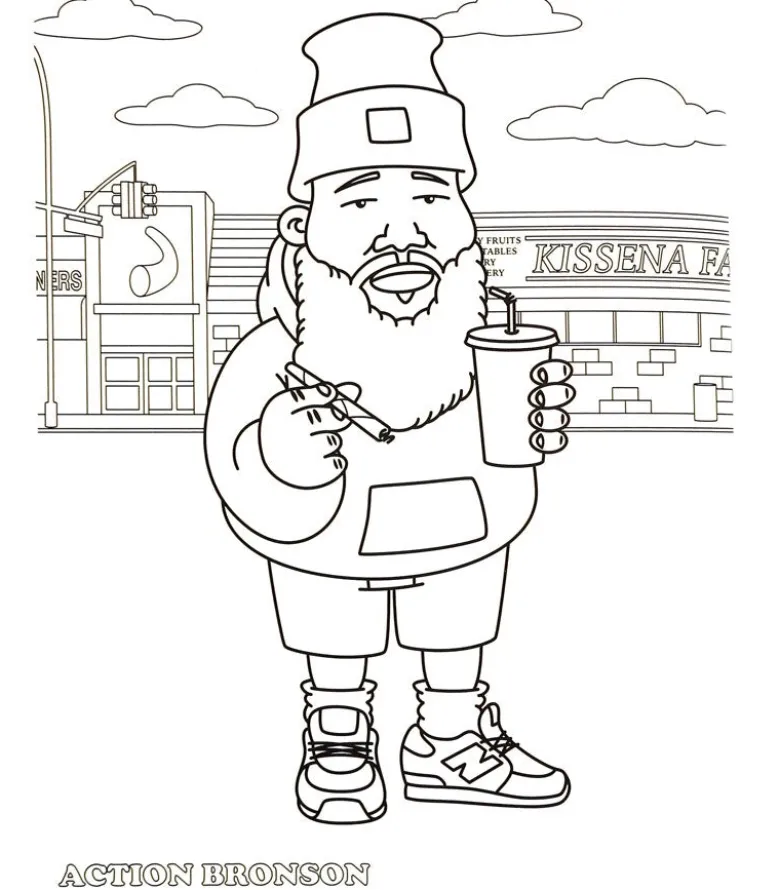 Hip hop coloring book