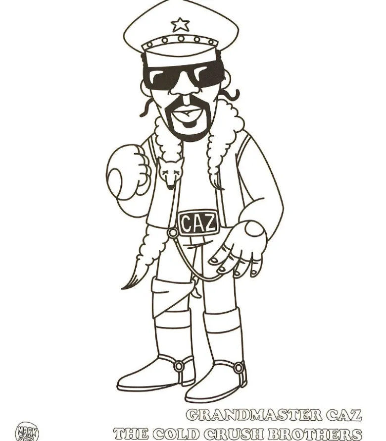 Hip hop coloring book