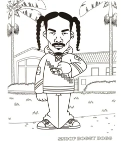 Hip hop coloring book