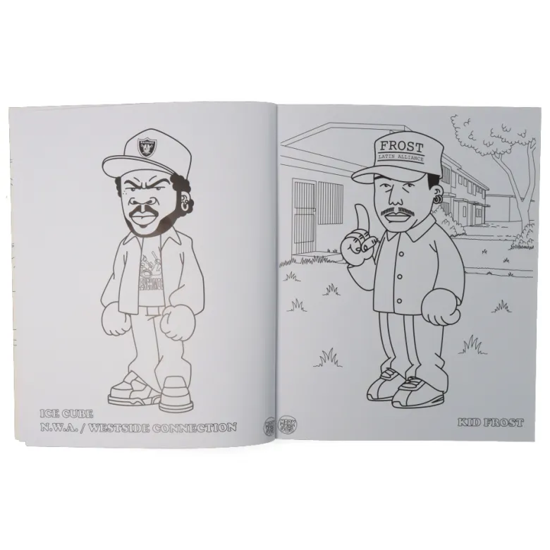 Hip Hop Coloring Book : West Coast Edition