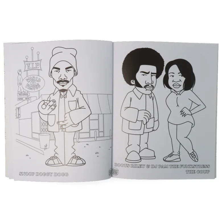 Hip Hop Coloring Book : West Coast Edition