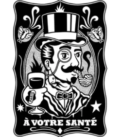 Kev Grey - A Votre Santé Giclee Print