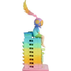 Lonely Colossus Rooftop Boy Colorful Journey