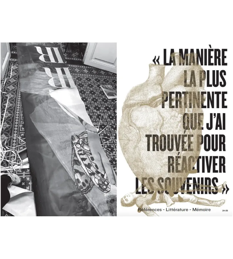 Madame se livre - Travaux de collage, de l'atelier à la rue