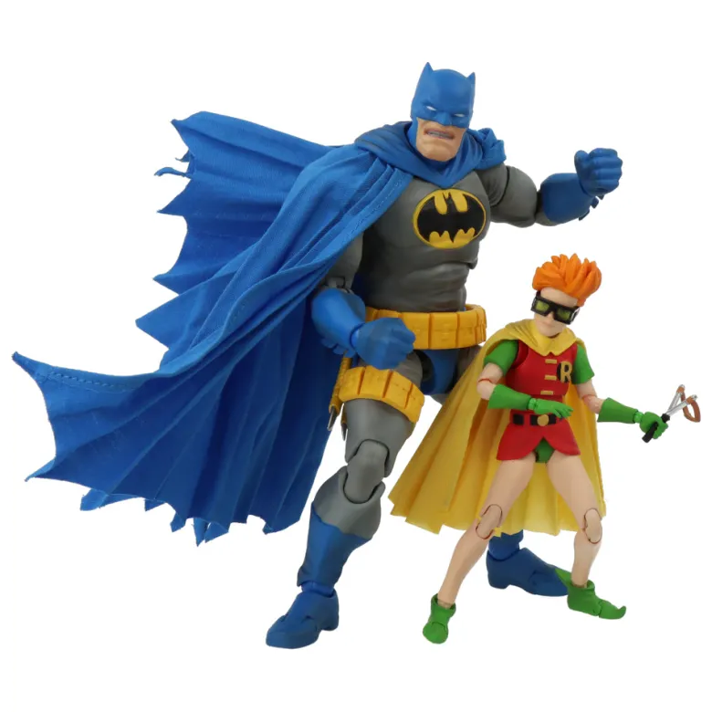 Mafex Batman Blue Ver. & Robin (The Dark Knight Returns)