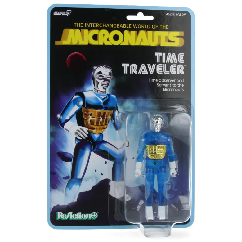 Micronauts ReAction+ Wave 3 - Time Traveler (Translucent Blue)