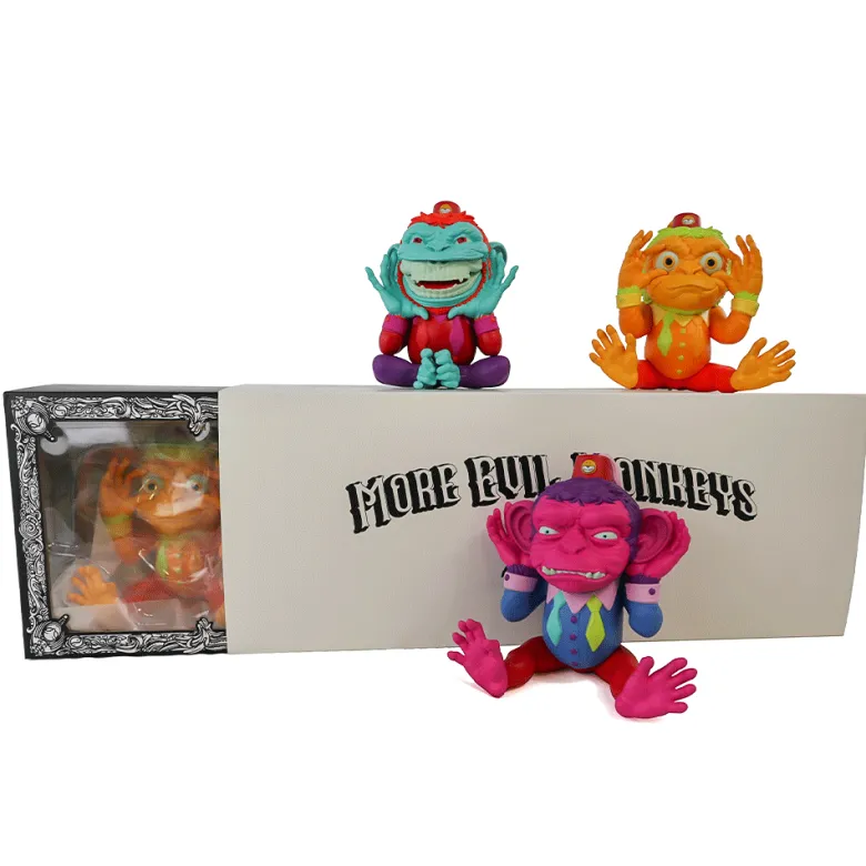 More Evil Monkeys - GID - Set de 3 pièces