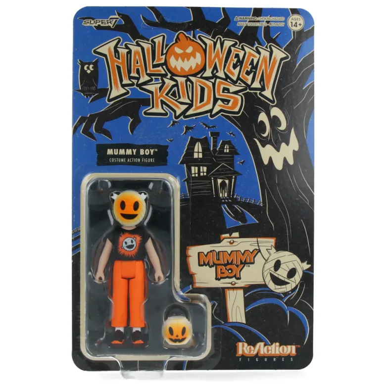 Mummy Boy (Super7 Graphic Tee) - Halloween Kids ReAction Figures