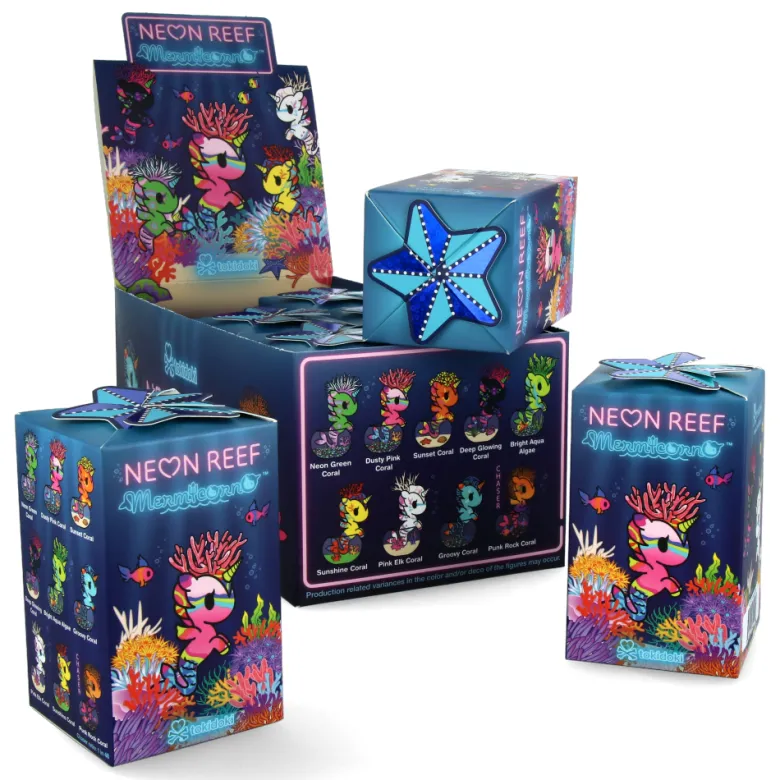 Neon Reef Mermicorno Blind Box Display (8pcs)