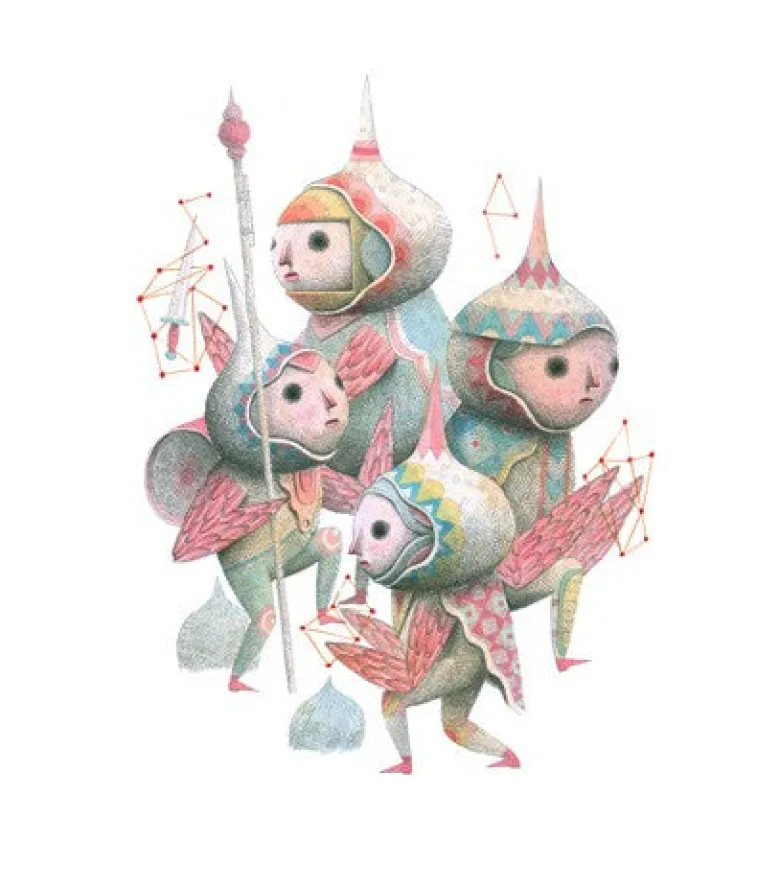 Nick Sheehy - Crowd Giclee Print