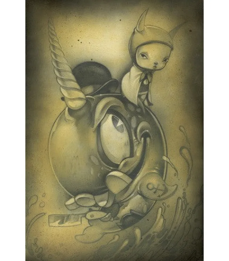 Oliver and Mortimer Print