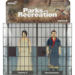 Parks and Recreation - Ron and Tammy 2 Wedding Night - ReAction figures