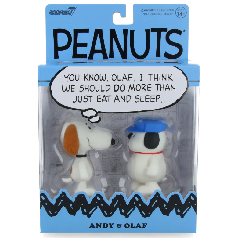 Peanuts ReAction Figures - Andy & Olaf (2-Pack)