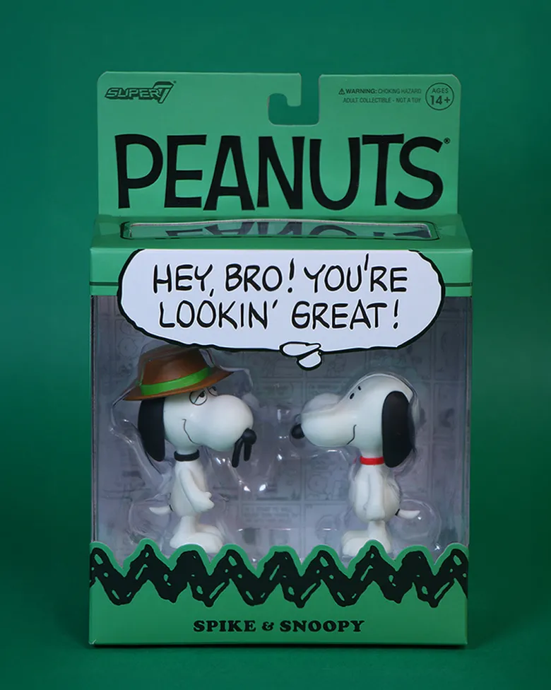 Peanuts ReAction Figures - Snoopy & Spike (2-Pack)