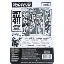 Raphael (Comic Greyscale) - Tortues Ninja - ReAction Figures Wave 9