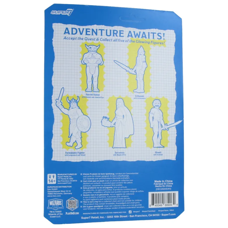 Red Box Fighter (Glow) - Donjons et Dragons ReAction Figures Wave 4
