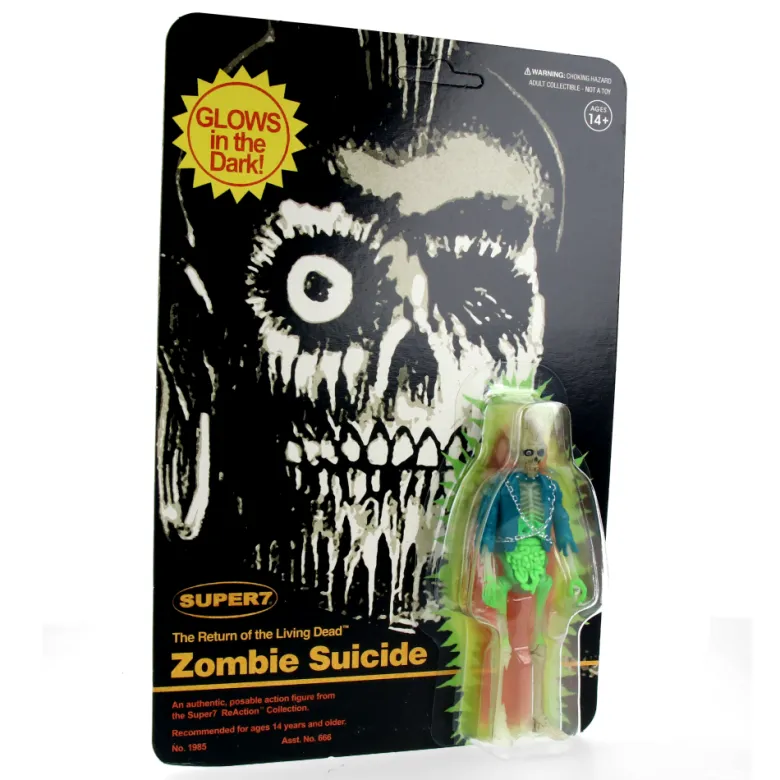 Return Of The Living Dead Reaction Figures Wave 5 - Zombie Suicide (Monster Glow)