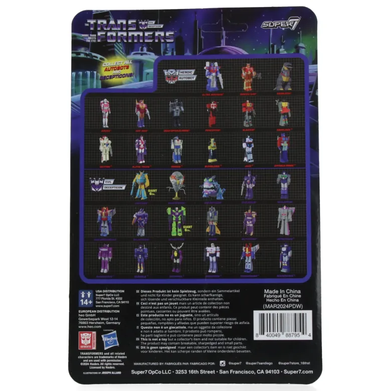 Rumble (Red) - Transformers wave 8 - ReAction Figures