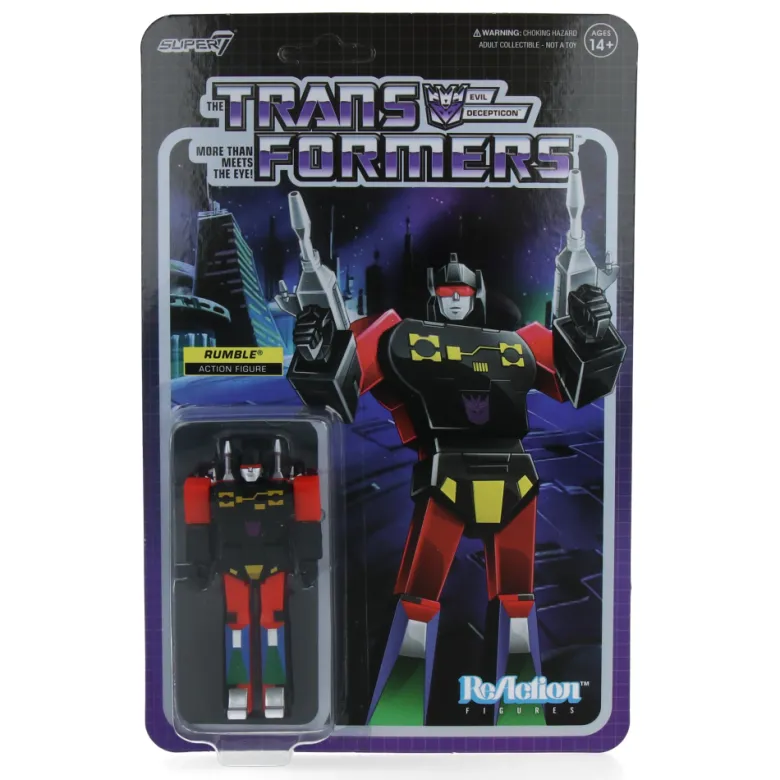 Rumble (Red) - Transformers wave 8 - ReAction Figures