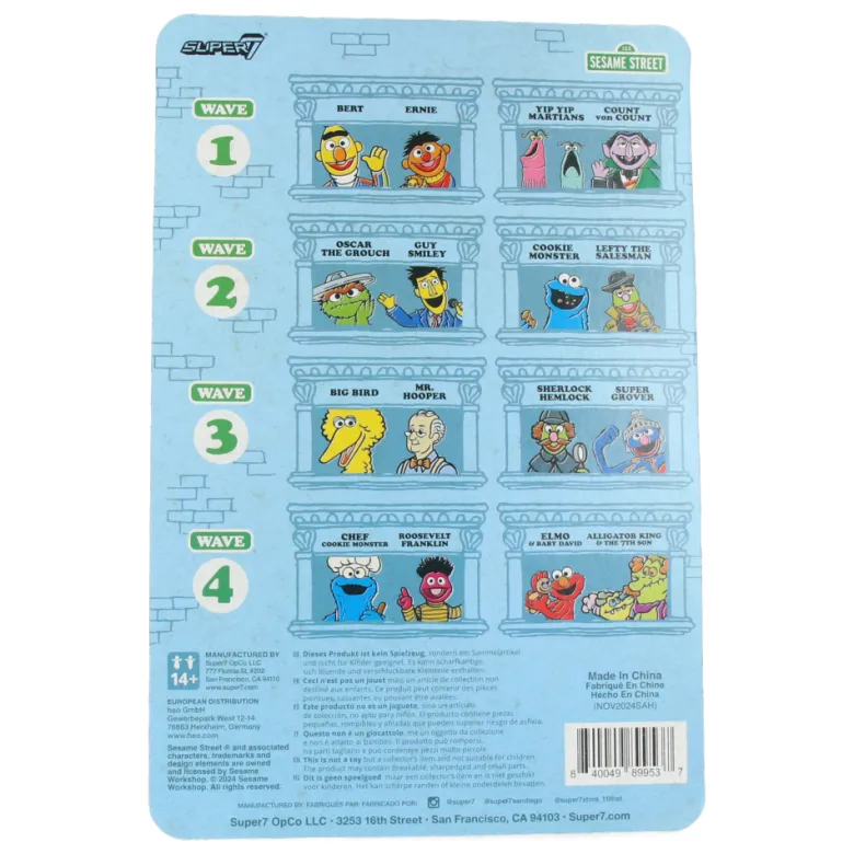 Sesame Street ReAction Figures Wave 4 - Roosevelt Franklin