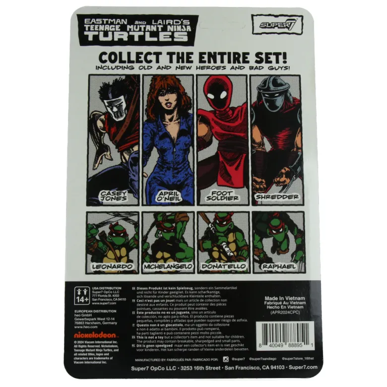 Shredder (Comic Color) - Tortues Ninja - ReAction Figures wave 11