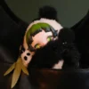 Skullpanda Lazy Panda Plush Doll Pendant