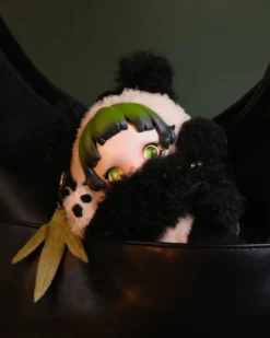 Skullpanda Lazy Panda Plush Doll Pendant