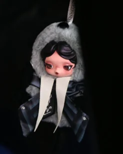 Skullpanda x Wednesday Collectible Plush Figurine