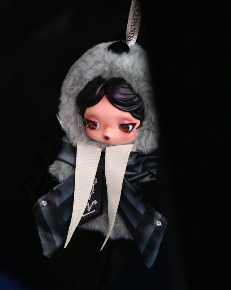 Skullpanda x Wednesday Collectible Plush Figurine