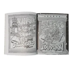 Street Food Coloring Book