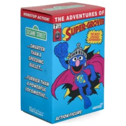 Super Grover (w/CHASE) - Sesame Street ReAction Figures