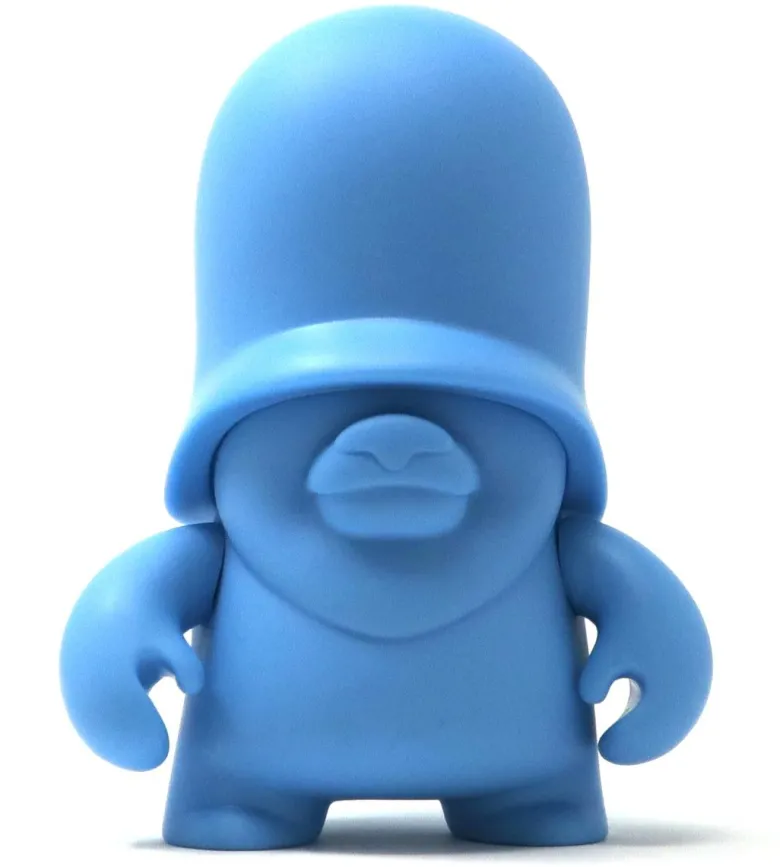 4" Teddy Troops 2.0 DIY/CMYK - Cyan