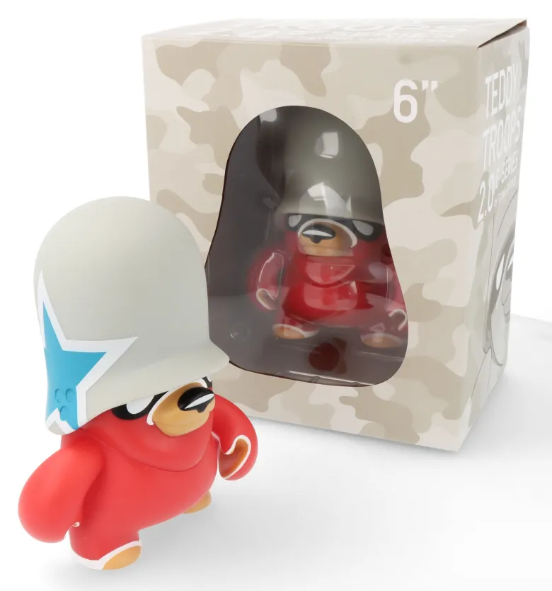 6" Teddy Troops 2.0 series - Basic red