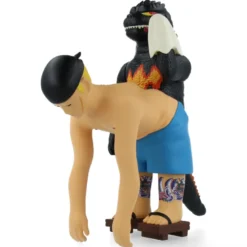 The Dark Gojiji by Black Seed Toys x Tokusatsu Vinyl