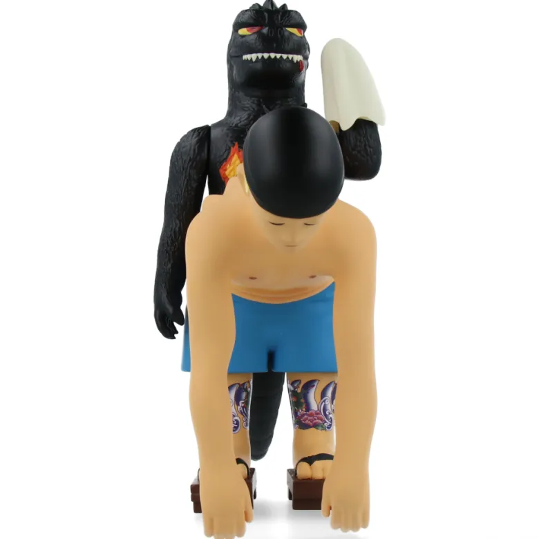 The Dark Gojiji by Black Seed Toys x Tokusatsu Vinyl