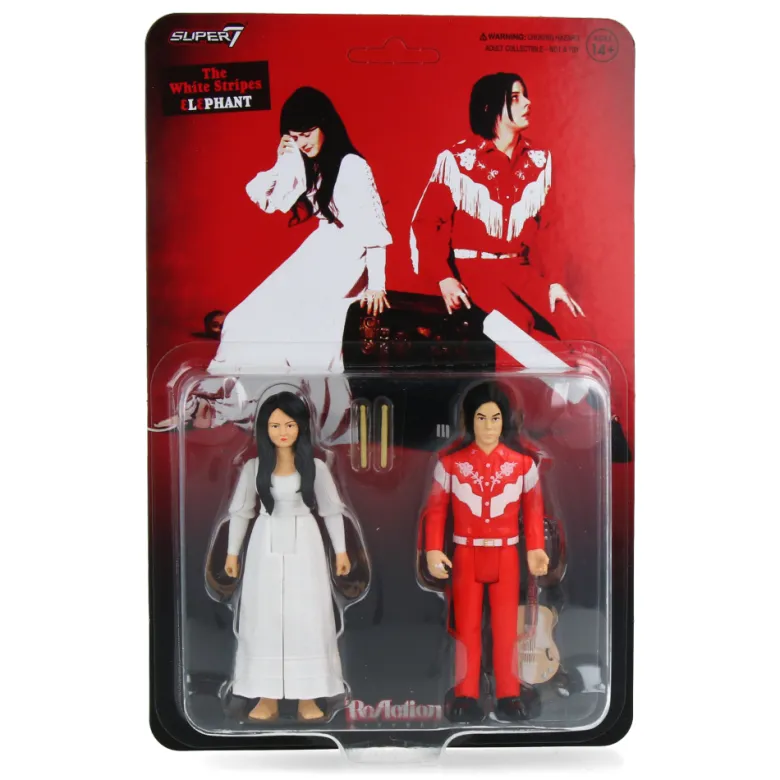 The White Stripes (Elephant) - ReAction Figures Wave 2 - (2 pack)
