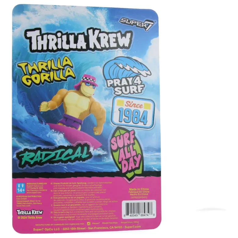 Thrilla Gorilla - Thrilla Krew - ReAction Figures Wave 2