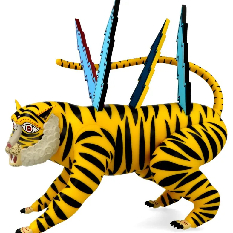 Tiger Bolts by Matt Leines - RVCA x Artoyz Originals